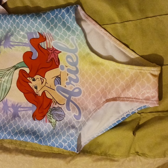 Girls Disney The Little Mermaid Swimsuit - Picture 4 of 5